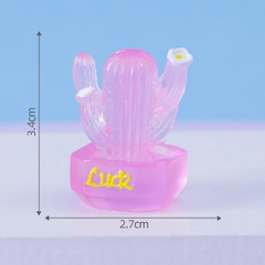 Phụ Kiện Tiểu Cảnh - Xương Rồng Dạ Quang (ZC-1079) - Tiểu Cảnh Trang Trí Hồ Cá, Bonsai, Terrarium