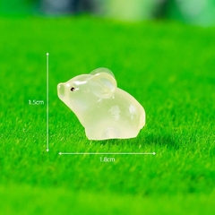 Phụ Kiện Tiểu Cảnh - Heo Con Dạ Quang (ZC-380) - Tiểu Cảnh Trang Trí Hồ Cá, Bonsai, Terrarium