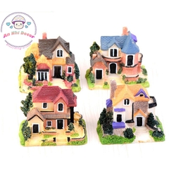 Mô Hình Biệt Thự Lớn Sang Trọng (ZC-678) - Mô hình phụ kiện trang trí sen đá, terrarium, hồ cá, bàn làm việc, bàn học