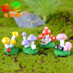 Mô Hình Nấm Bụi (ZC-363) - Mô hình phụ kiện trang trí sen đá, terrarium, hồ cá, bàn làm việc, bàn học