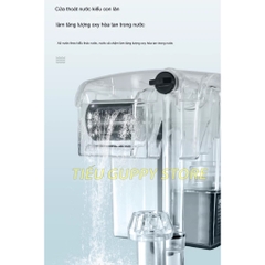 Lọc Thác - Lọc Treo Hồ Cá Jeneca XP-06L Tích Hợp Lọc Ván và Vòng Quay Nước - Lọc Dành Cho Hồ Cá Nhỏ