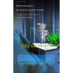 Lọc Thác - Lọc Treo Hồ Cá Jeneca XP-06L Tích Hợp Lọc Ván và Vòng Quay Nước - Lọc Dành Cho Hồ Cá Nhỏ