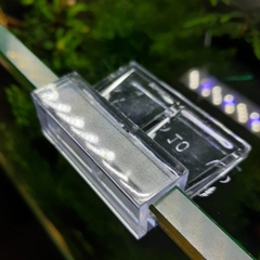 Giá Đỡ Nắp Bể Kính Acrylic siêu trong - Miếng đỡ nắp Hồ cá (kẹp kính 6mm, 8mm, 10mm, 12mm)