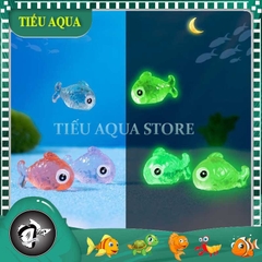 Phụ Kiện Tiểu Cảnh - Mô Hình Cá Vàng Dạ Quang - Tiểu Cảnh Trang Trí Chậu Sen đá, Hồ Cá, Bonsai, Terrarium (ZC-208)