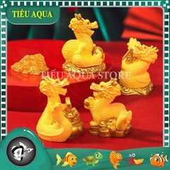Phụ Kiện Tiểu Cảnh - Mô Hình Rồng Vàng Năm Mới (ZC-932) - Tiểu Cảnh Trang Trí Chậu Sen đá, Hồ Cá, Bonsai, Terrarium