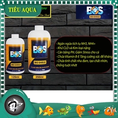 BOS Bio Shield - Xử lý nước mới, khử độc nước, dưỡng cá cảnh, giúp cá giảm stress, tăng đề kháng