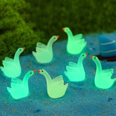 Phụ Kiện Tiểu Cảnh - Mô Hình Thiên Nga Dạ Quang (ZC-157) - Tiểu Cảnh Trang Trí Chậu Sen đá, Hồ Cá, Bonsai, Terrarium