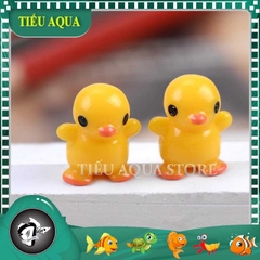 Phụ Kiện Tiểu Cảnh - Mô Hình Vịt con mini (ZC - 716) - Tiểu Cảnh Trang Trí Chậu Sen đá, Hồ Cá, Bonsai, Terrarium