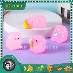 Phụ Kiện Tiểu Cảnh - Mô Hình Heo Con, Heo Dạ Quang (ZC-979) - Tiểu Cảnh Trang Trí Chậu Sen đá, Hồ Cá, Bonsai, Terrarium