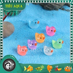 Phụ Kiện Tiểu Cảnh - Mô Hình Vịt Dạ Quang (PK-325) - Tiểu Cảnh Trang Trí Chậu Sen đá, Hồ Cá, Bonsai, Terrarium