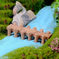 Phụ Kiện Tiểu Cảnh -  Cầu Trụ Gỗ (ZC-230) - Tiểu Cảnh Trang Trí Chậu Sen đá, Hồ Cá, Bonsai, Terrarium