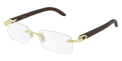 Gọng Cartier CT0052O-005 càng gỗ chính hãng