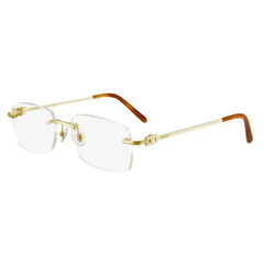 Gọng vàng nguyên khối CARTIER CT0069O 001 chính hãng