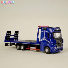53522-39 HỘP XE MÔ HÌNH XE TẢI VẬN CHUYỂN XE SẮT TRỚN PIN NÚT ĐÈN TL 1:24 - XANH DƯƠNG