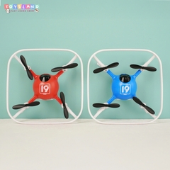 Y19  HỘP MÁY BAY DRONE ĐIỀU KHIỂN TRÊN KHÔNG 4 CÁNH QUẠT, CÓ SẠC USB - XANH DƯƠNG