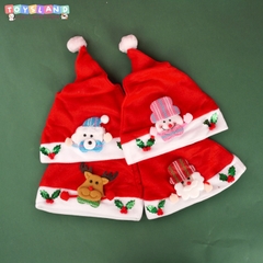 39264 BỊCH 12C NÓN NOEL GẤU, TUẦN LỘC, ÔNG GIÀ NOEL, NGƯỜI TUYẾT (22x34) - MỘT CÁI