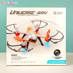 H235-1  HỘP MÁY BAY DRONE ĐIỀU KHIỂN TRÊN KHÔNG 4 CÁNH QUẠT, CÓ SẠC USB - XANH DƯƠNG