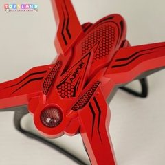 AF933  HỘP MÁY BAY DRONE ĐIỀU KHIỂN TRÊN KHÔNG 4 CÁNH QUẠT, SẠC USB - ĐỎ