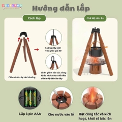 FDE89150  HỘP RÁP LỀU CẮM TRẠI + LÒ THAN