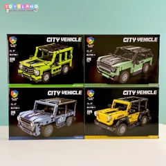 Z47106  HỘP LOGO RÁP XE HƠI JEEP 4C ĐỦ MẪU