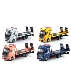 53522-39 HỘP XE MÔ HÌNH XE TẢI VẬN CHUYỂN XE SẮT TRỚN PIN NÚT ĐÈN TL 1:24 - VÀNG