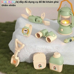 FDE89150  HỘP RÁP LỀU CẮM TRẠI + LÒ THAN