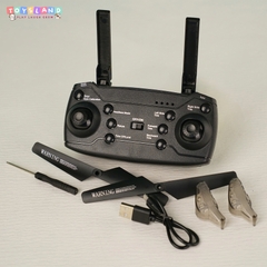 AF933  HỘP MÁY BAY DRONE ĐIỀU KHIỂN TRÊN KHÔNG 4 CÁNH QUẠT, SẠC USB - ĐỎ