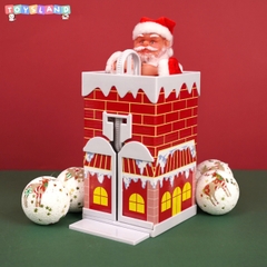 CX-2417  HỘP NOEL CHUI ỐNG KHÓI