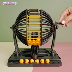 8229A  HỘP QUAY SỐ LÔ TÔ 90 SỐ 24 CARDS - BỘ GIẤY DÒ