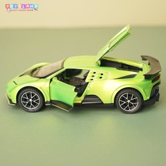 F88K32N-B/TL HỘP XE HƠI SẮT MÔ HÌNH PIN NÚT NHẠC ĐÈN - GREEN