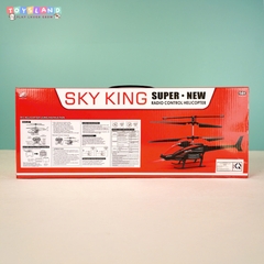 F-360  HỘP MÁY BAY TRỰC THĂNG ĐIỀU KHIỂN TRÊN KHÔNG, 2 TẦNG, CÓ SẠC USB - XANH DƯƠNG
