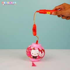 LỒNG ĐÈN HOA ĐĂNG KITTY (KHÔNG CÁN, ĐÈN) | HỒNG | KT86