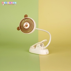 QUẠT TÍCH ĐIỆN KẸP SÁCH | NÂU | MLS6153K