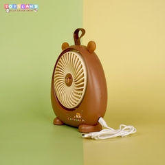QUẠT TÍCH ĐIỆN ĐỂ BÀN CAPYBARA | NÂU | MLS6182K