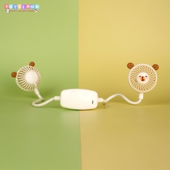 QUẠT TÍCH ĐIỆN ĐEO CỔ | NÂU NHẠT | MLS6152K