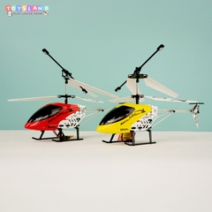 BR6608L  HỘP MÁY BAY TRỰC THĂNG ĐIỀU KHIỂN TRÊN KHÔNG 2 TẦNG ĐÈN, CÓ SẠC, XOAY 360 ĐỘ - VÀNG