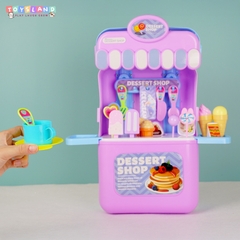 535D-1  HỘP VALI KÉO BẾP QUẦY KEM 3 IN 1