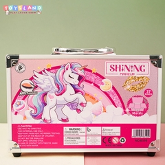 B310  HỘP VALI PHẤN TRANG ĐIỂM NGỰA PONY