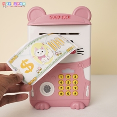 6708  HỘP MÁY RÚT TIỀN ATM PIN CHUỘT VÂN TAY   LSB6708 - HỒNG