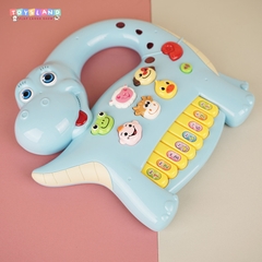 NO-6602 HỘP ĐÀN ORGAN KHỦNG LONG PIN - XANH DƯƠNG