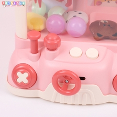 QY8817/TL2 HỘP MÁY ĐIỀU KHIỂN GẮP THÚ NHỒI BÔNG PIN - VÀNG