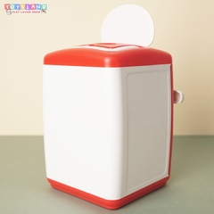 YHD3002  HỘP MÁY RÚT TIỀN ATM PIN DOREMON, MÈO KITTY (VÂN TAY)   YHD-3002 - IRON MAN