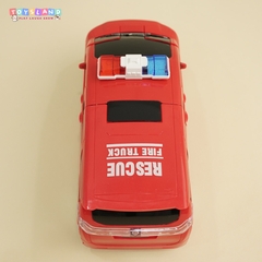 9911A  HỘP XE HƠI CỨU HỎA CS PIN ĐÈN BIẾN HÌNH ROBO