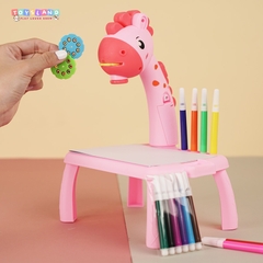 222-6 HỘP BÀN BẢNG XÓA PIN CHIẾU HÌNH HƯƠU + VIẾT MÀU - VÀNG