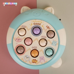 158-7  HỘP ĐẬP CHUỘT GẤU PIN 8C + 2C BÚA - XANH