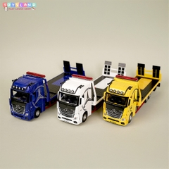 53522-39 HỘP XE MÔ HÌNH XE TẢI VẬN CHUYỂN XE SẮT TRỚN PIN NÚT ĐÈN TL 1:24 - HỒNG