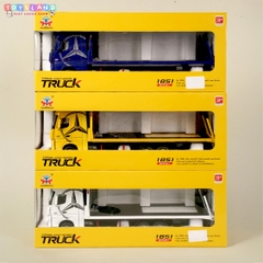 53522-39 HỘP XE MÔ HÌNH XE TẢI VẬN CHUYỂN XE SẮT TRỚN PIN NÚT ĐÈN TL 1:24 - XANH DƯƠNG