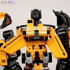 LJ1683  HỘP RÁP ROBO BIẾN HÌNH XE CÔNG TRÌNH ĐỦ MẪU