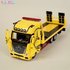 53522-39 HỘP XE MÔ HÌNH XE TẢI VẬN CHUYỂN XE SẮT TRỚN PIN NÚT ĐÈN TL 1:24 - HỒNG