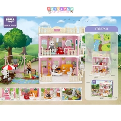 FDE87611  HỘP NỘI THẤT NHÀ GẤU KOALA 170 MIẾNG